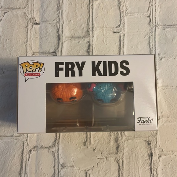 Funko Pop Ad Icons-2 Pack - McDonald’s Fry Kids Guy Orange & Girl Cyan - Picture 2 of 3